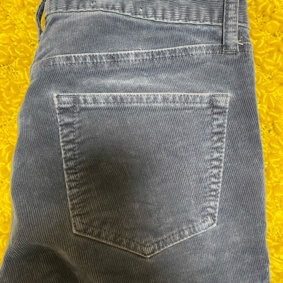 Blue corduroy straight leg pants - Picture 2 of 3
